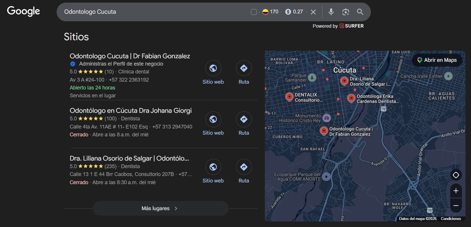Odontólogo Cúcuta primer lugar